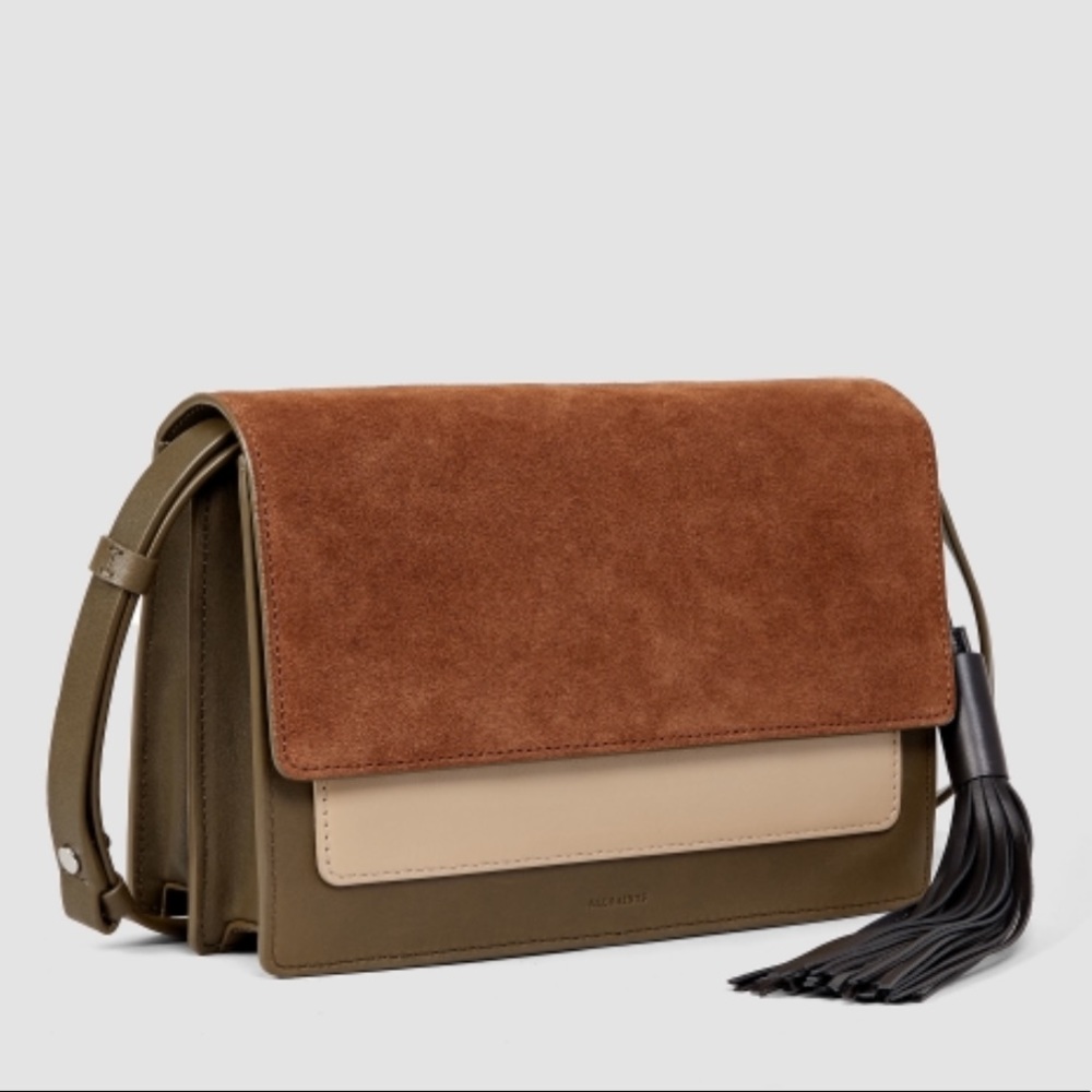ALLSAINTS BELLE MEDIUM CLUTCH BAG
